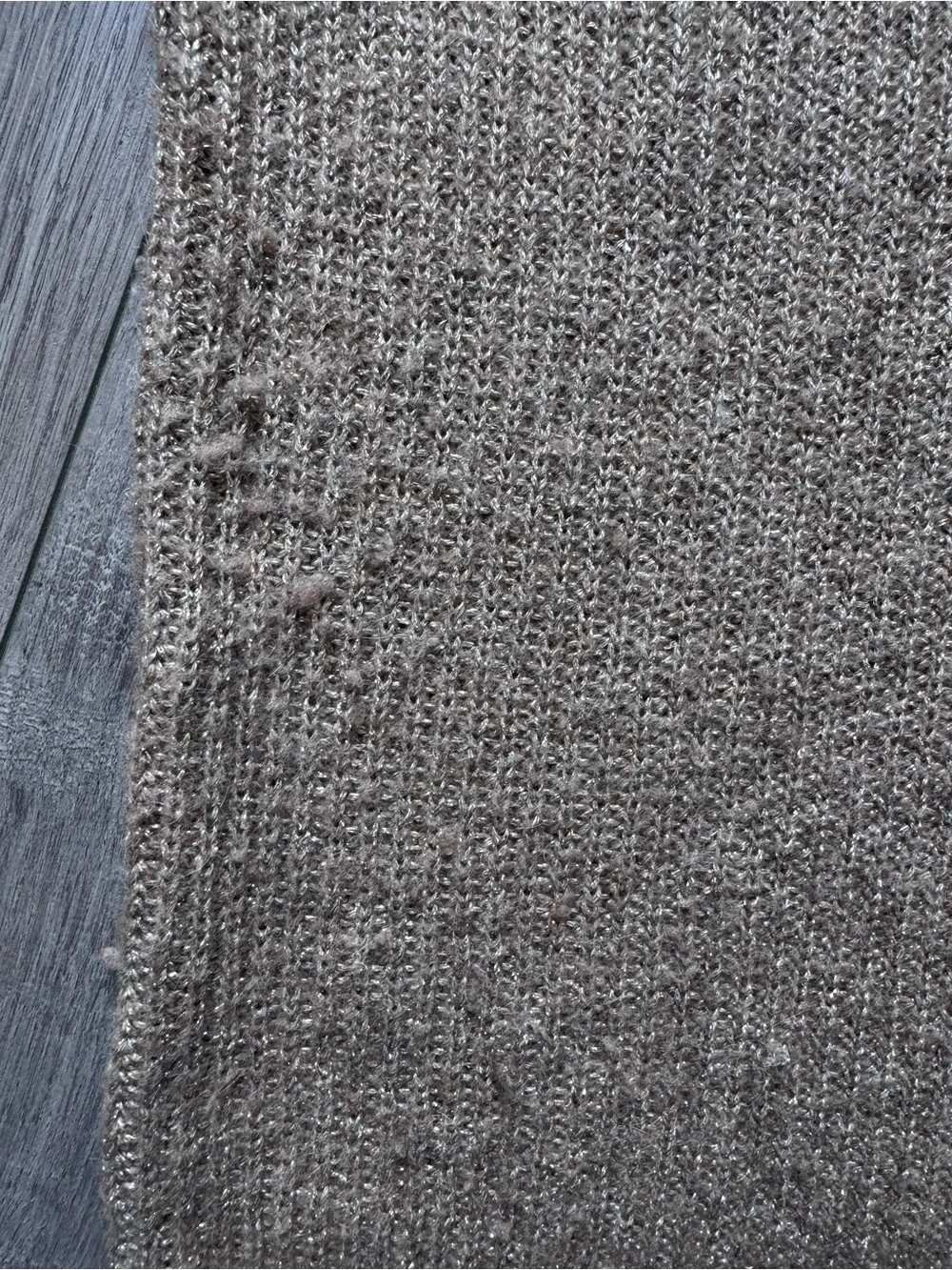 Banana Republic M Gold Wool Alpaca Ribbed Crewneck Sweater Preppy Quiet Luxury